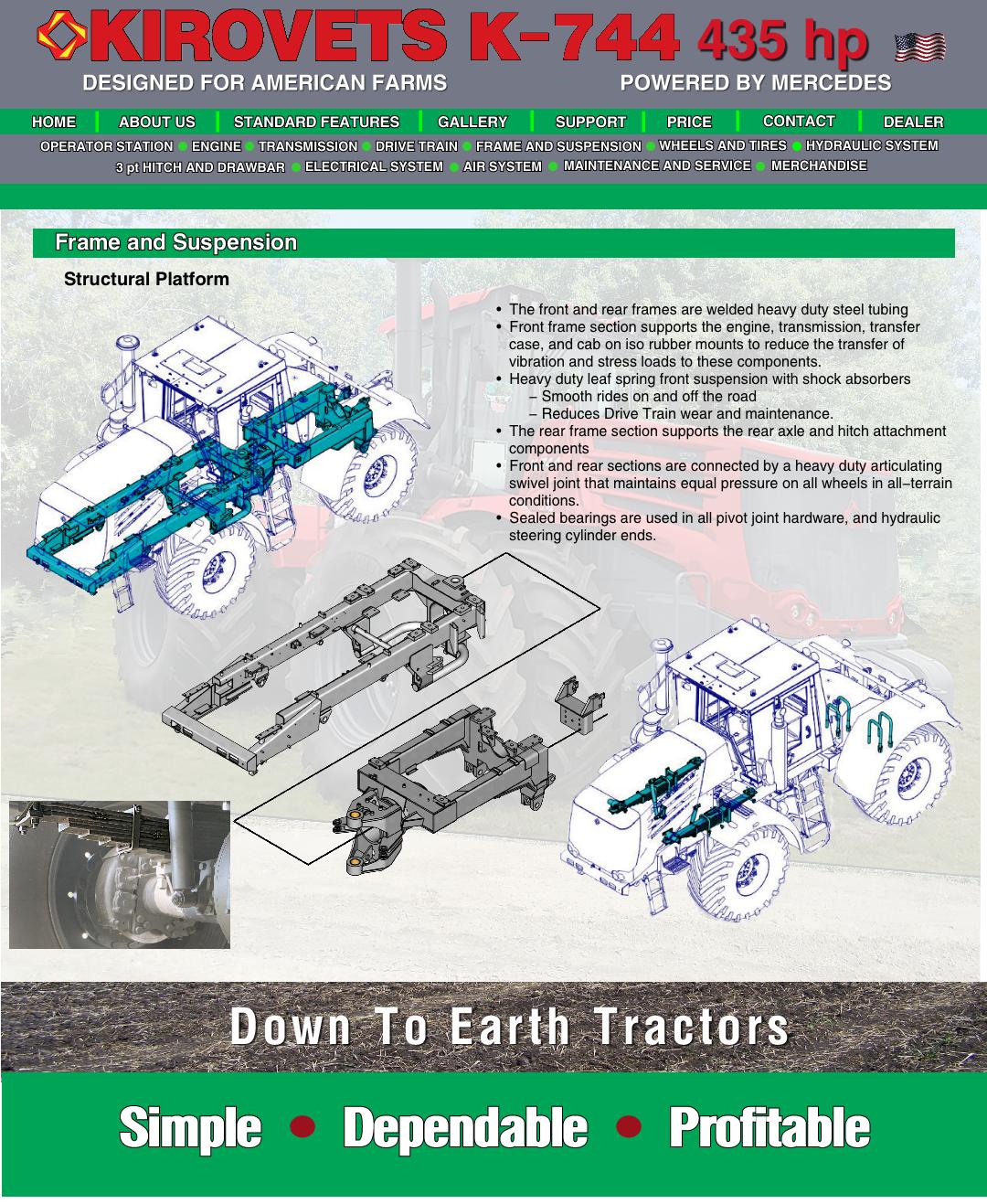 Frame and Suspension US